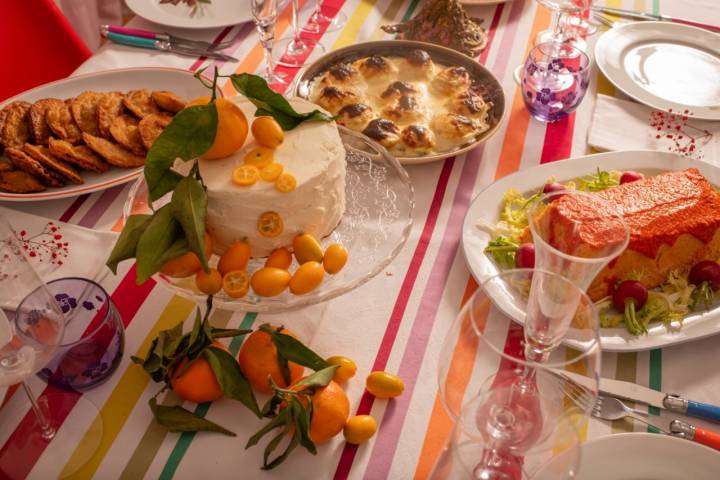 Tarta de mandarina