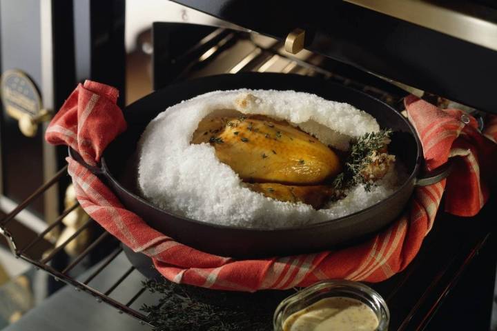 Pollo con la 'cáscara' recién rota. Foto: Agefotostock.