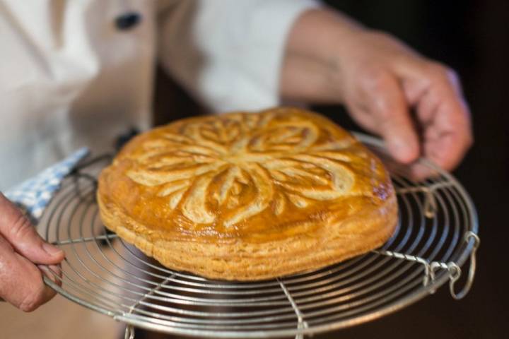 Galette des Rois cocida