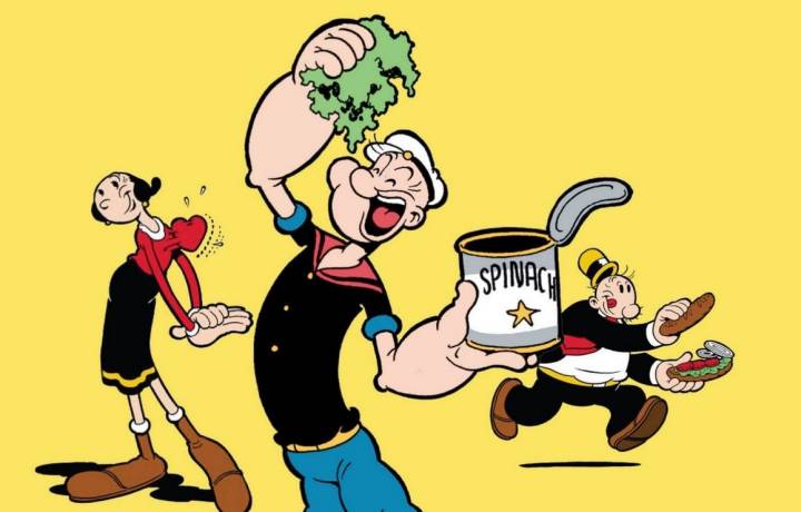 Espinacas de Popeye