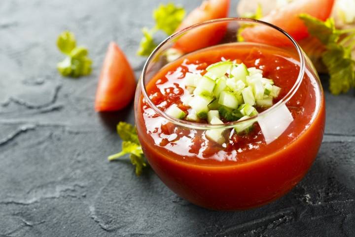 La sopa fría más tradicional en España: el gazpacho andaluz.