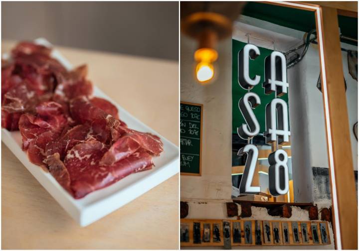 Cecina de buey 'premium'. Foto: 'Casa 28'.