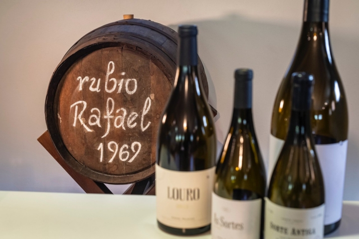 Barrica de Rafael de la bodega Rafael Palacios (Ourense).