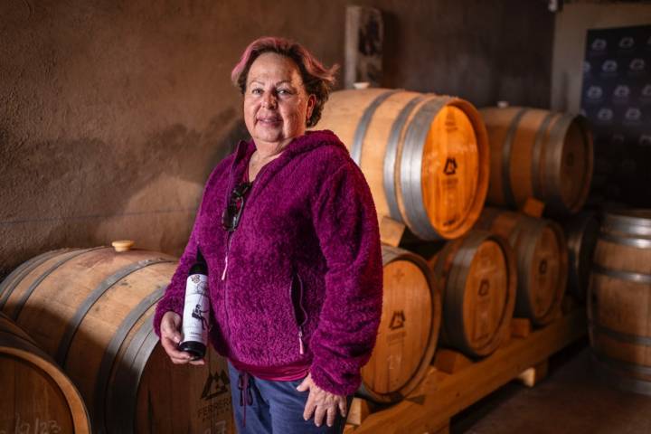 Carmen Gloria Ferrera, bodeguera y viticultora de Bodegas Ferrera (Tenerife).