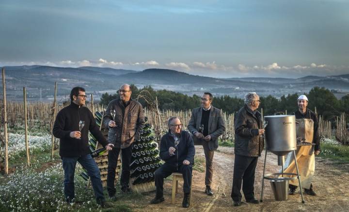 La familia Mata, de Bodegas Recaredo, en Sant Sadurni de Noia.