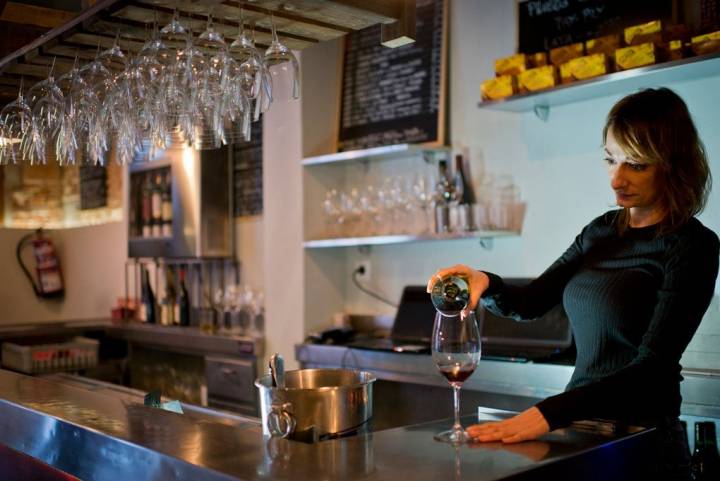 La Fisna, un auténtico templo del culto al vino.