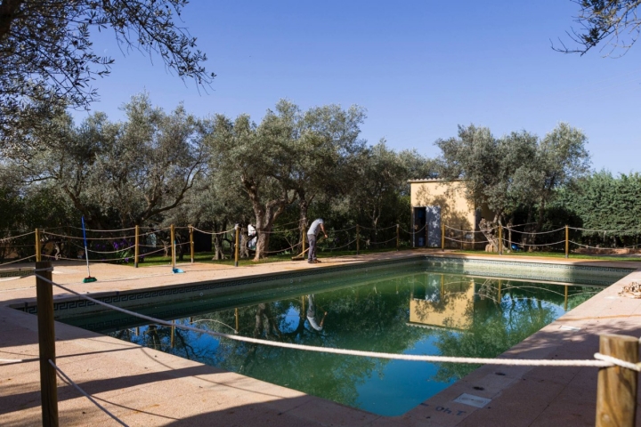 Piscina del camping.