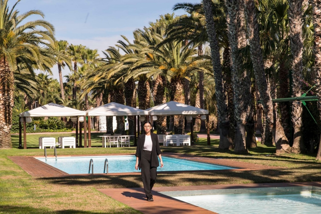 Un oasis entre naranjos