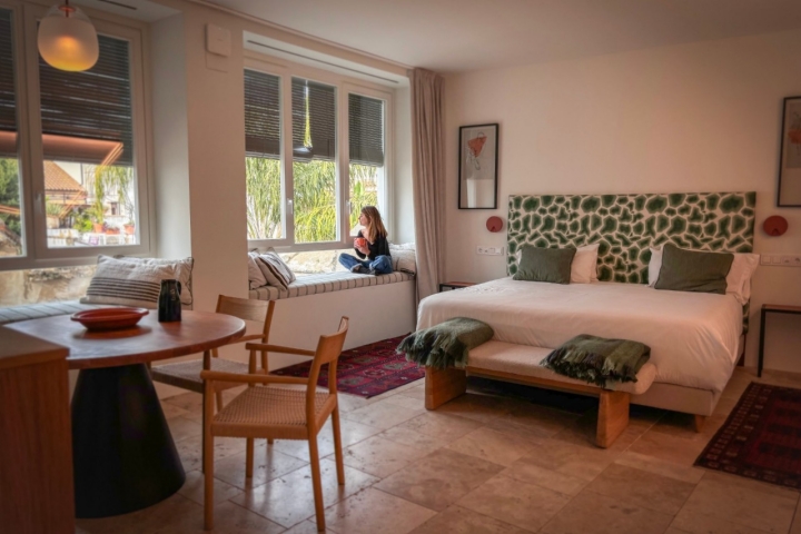 Estudio Jardín, una de las habitaciones del hotel Viento10