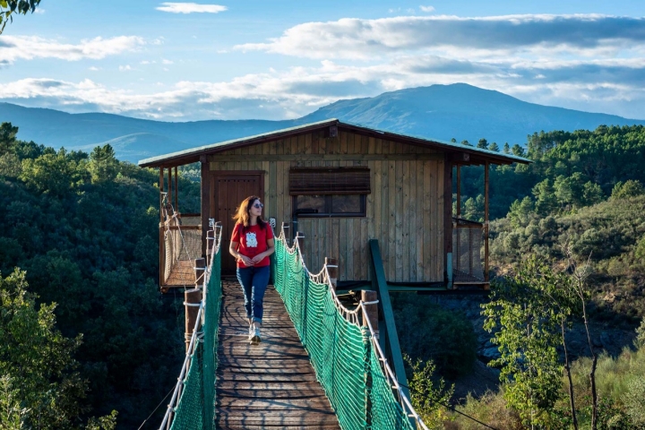 'Aire' es la cabaña más demandada por sus privilegiadas vistas.