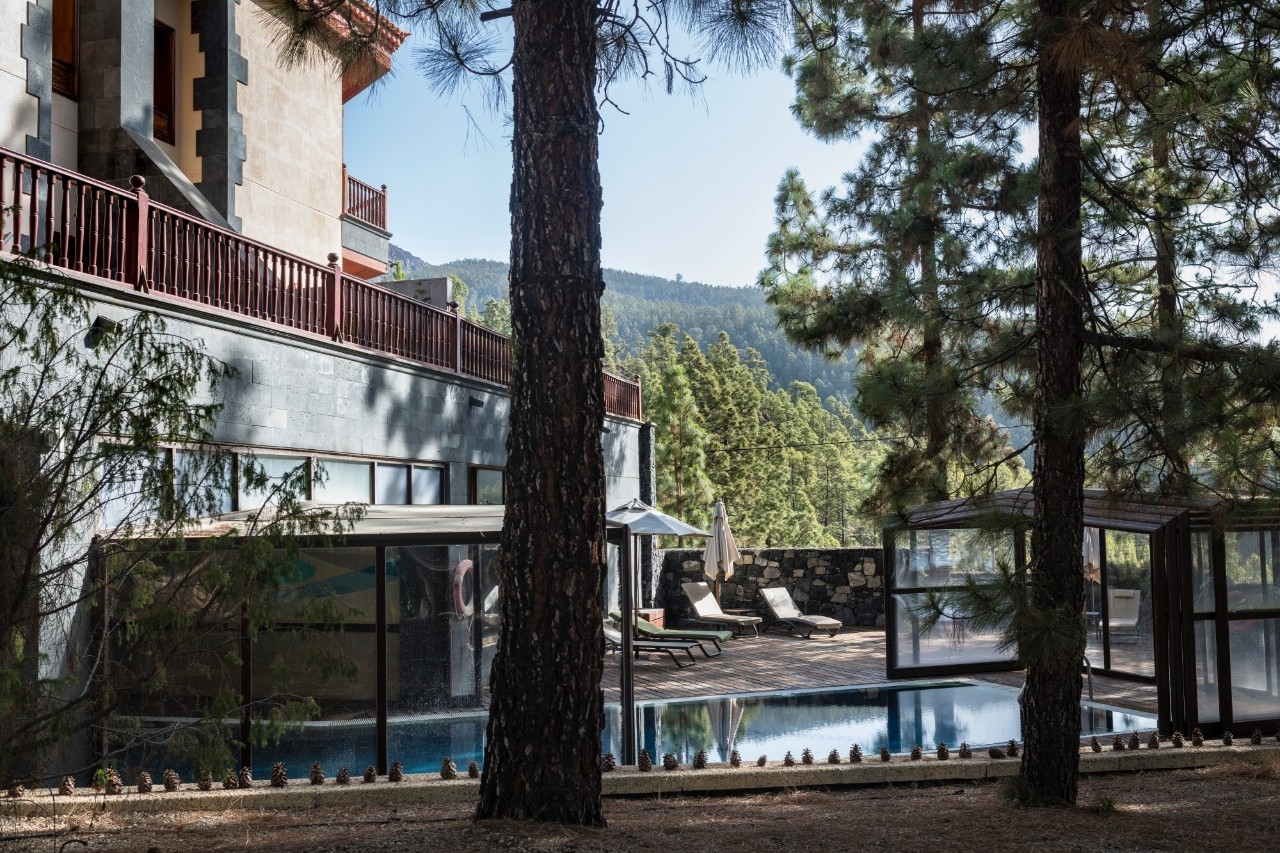 Piscina del hotel Villalba (Vilaflor, Tenerife).