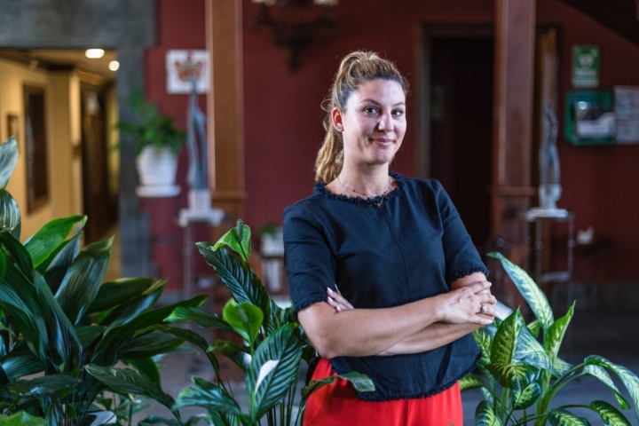 Beatriz Reverón, directora del hotel Villalba (Vilaflor, Tenerife).
