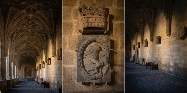 Parador de León: detalles del Claustro