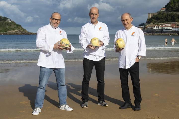 Jordi Vilá (Alkimia), Aitor Arregi (Elkano) y Paco Pérez (Miramar), los nuevos 3 Soles 2021