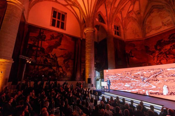 Escenario en la iglesia del Museo de San Telmo