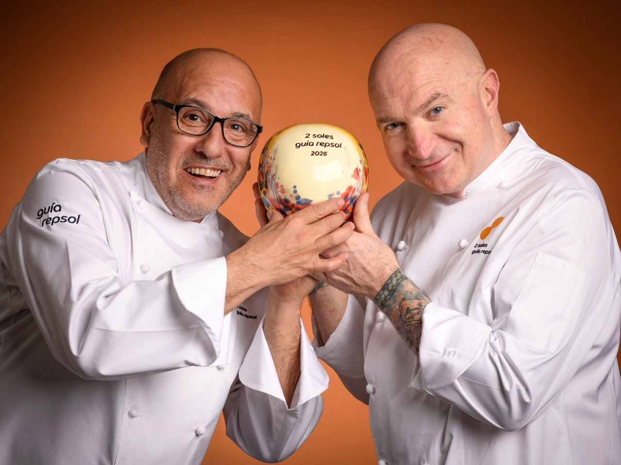 Josetxo Souto y Ramón Aso, cocineros de Callizo (Aínsa-Sobrarbe, Huesca).