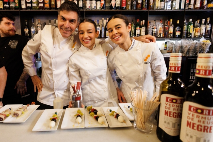Ramón Freixa y las hermanas Martina y Carlota Puigvert Puigdevall han elaborado unas exclusivas banderillas.