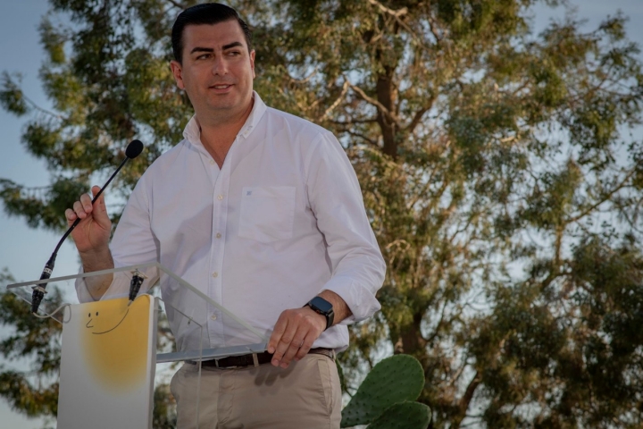 José Francisco Garrido, alcalde de Nïjar. 