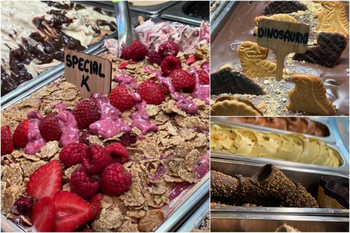 Un sinfín de sabores en 'Fiordigelato'. Foto: Facebook 'Fiordigelato'