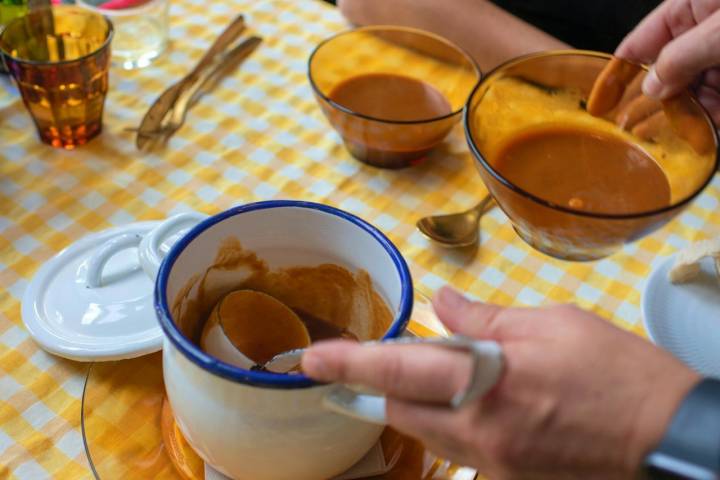 Vajilla del restaurante Txakoli El Paladar (Portugalete, Bizkaia)