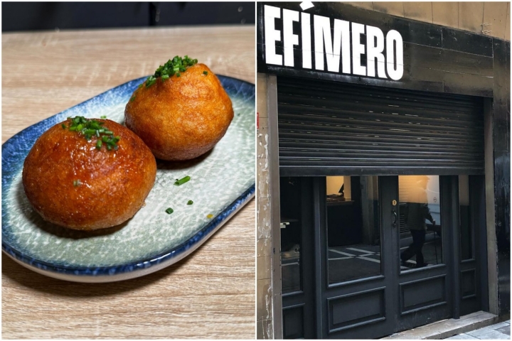 Plato de Efímero en Pamplona