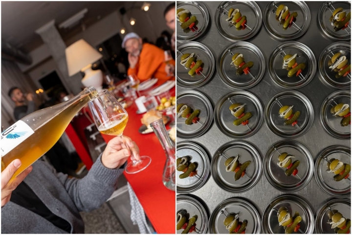 Vinos y gildas del Rogada Wine Bar