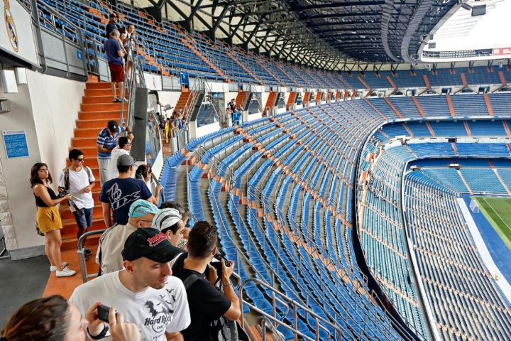 Vistas desde el cuarto anfiteatro, acceso al punto más alto del estadio.