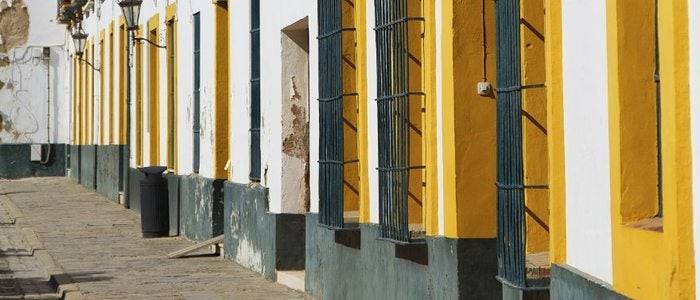 Calle típica de Tarifa.