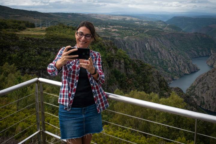 'Selfie' desde el Mirador de Cabezoás