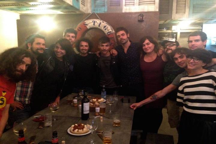 La banda Dorian en el 'Os Tigres Rabiosos' (A Coruña).