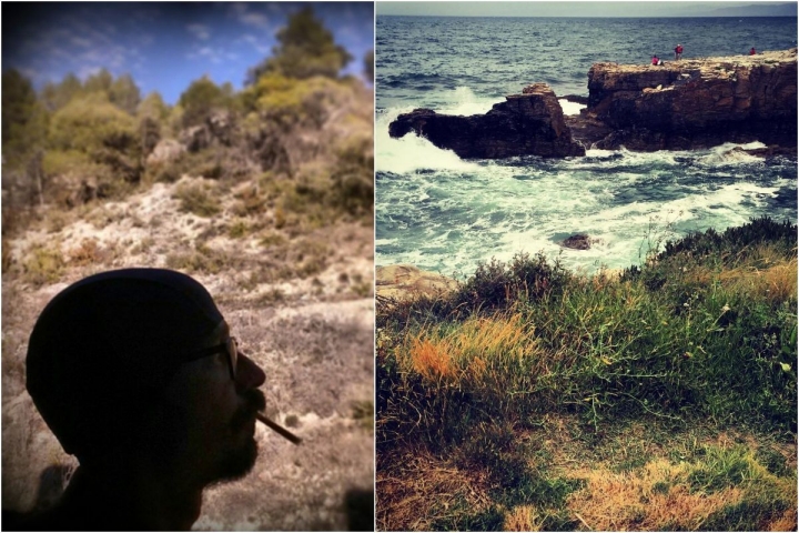 Un día de campo en el Balneario Carlos III, en Trillo (Guadalajara), y en la playa de Cangas de Foz, Lugo. Fotos: Instagram.