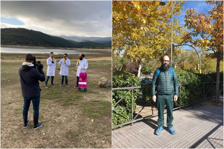 Junto a sus compañeros de 'La Vida Moderna' ha recorrido gran parte del territorio español. Foto: Twitter Ignatius Farray.