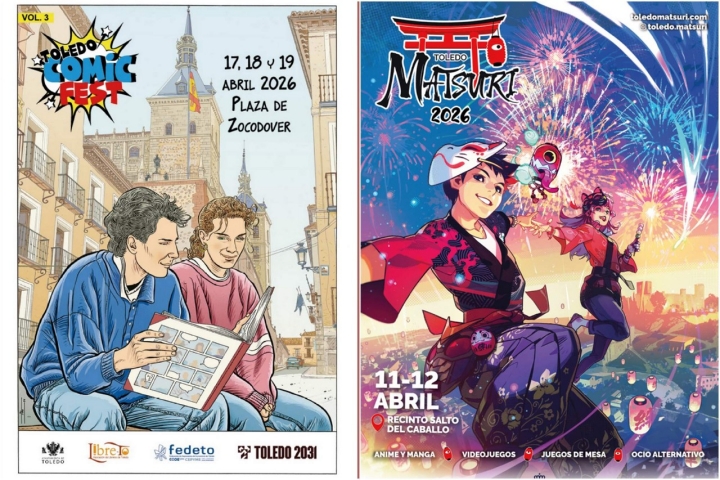 Mangas y viñetas en Toledo.