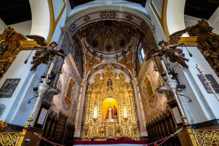 El altar de San Juan de la Palma.