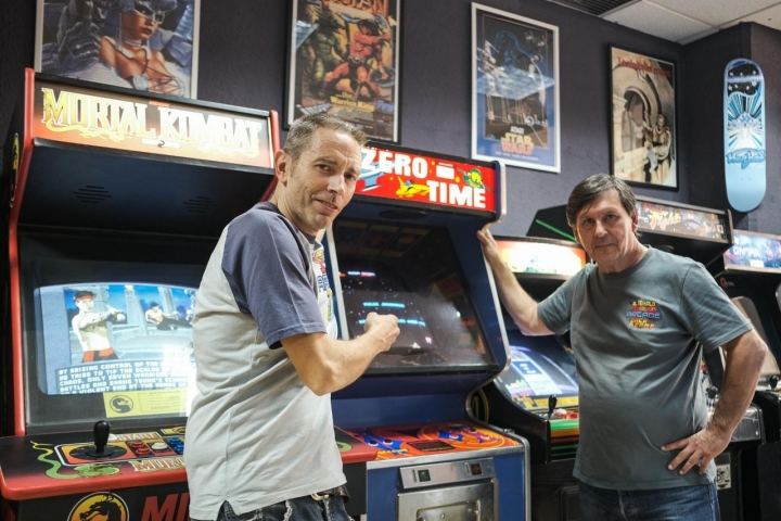 Dos de los socios: Manuel Vargas, conocido como Lolo, y Ángel González.