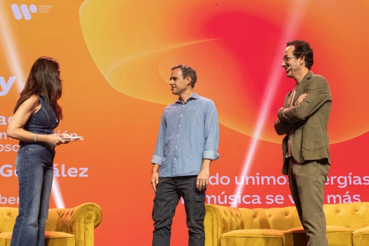 Marcos Fraga, director de Comunicación y Marcain, Guillermo González.