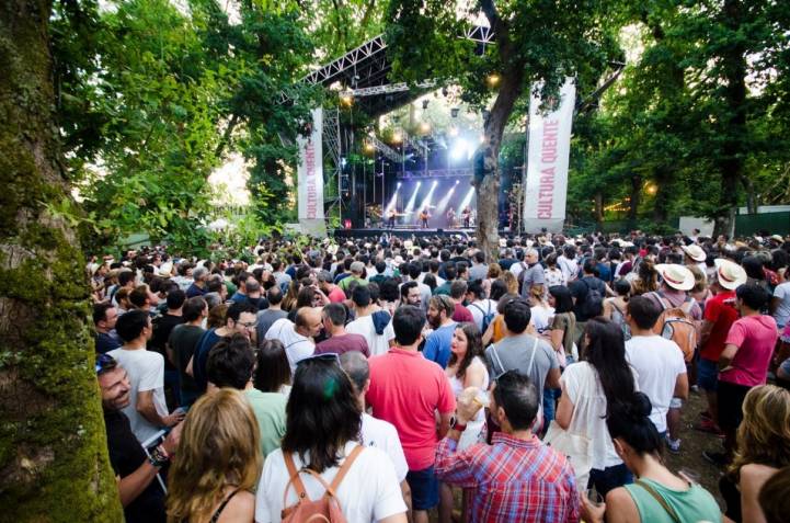 Ambiente durante los conciertos en el festival PortAmérica 2017 en Caldas de Reis, Pontevedra. Foto: PortAmérica.