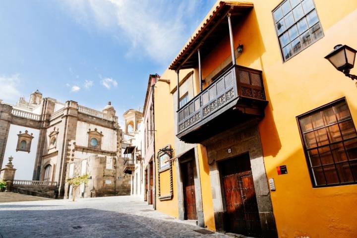 Las calles del barrio de Vegueta.