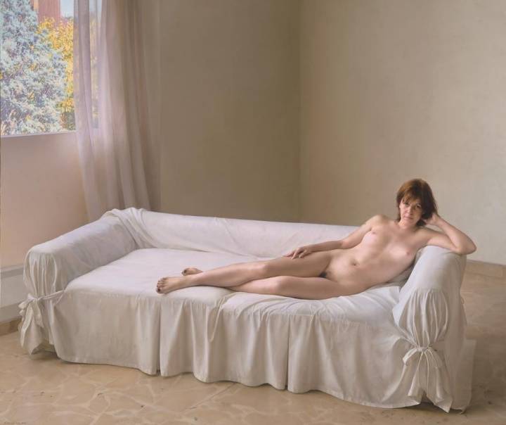 Eduardo Naranjo. 'Vanessa', 2001-2002. Óleo sobre lienzo. Colección del Artista.