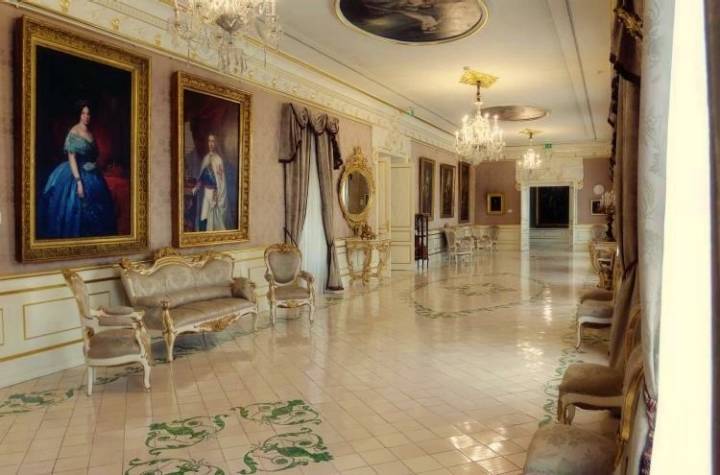 Salón interior del Palau de Cervelló (Valencia)