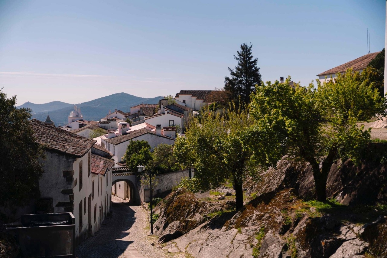 Vista parcial del pueblo de Marvão.