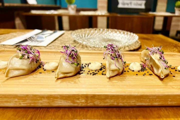 Así de apetecibles se ven las gyozas de esta taberna. Foto: Taberna La Romana