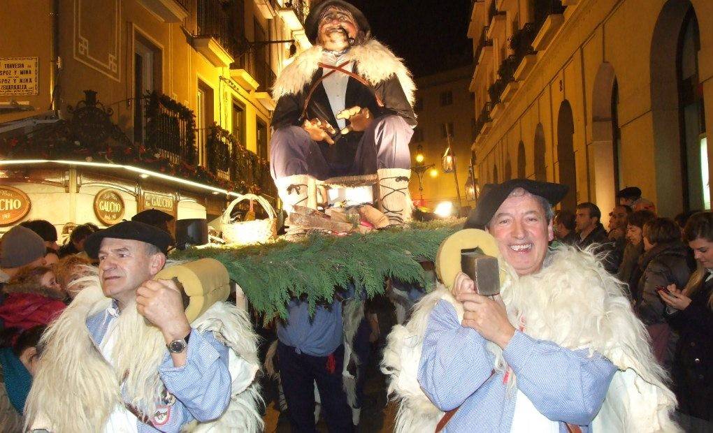 Fotos cedidas por la Asociación Amigos de Olentzero de Pamplona