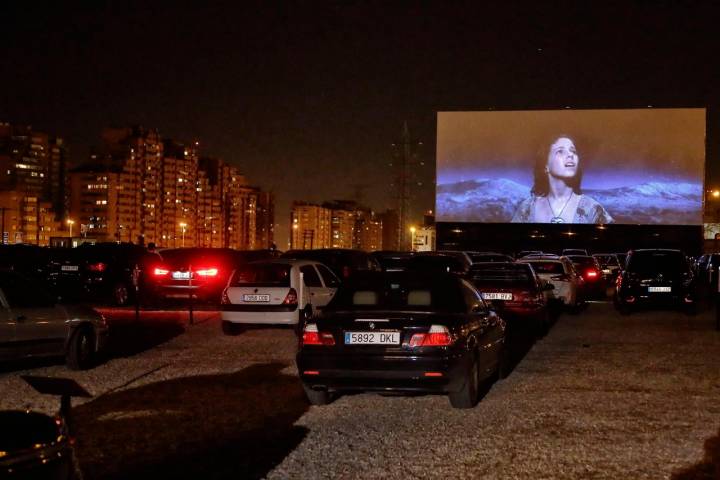 Autocine de Madrid, el más grande de Europa.