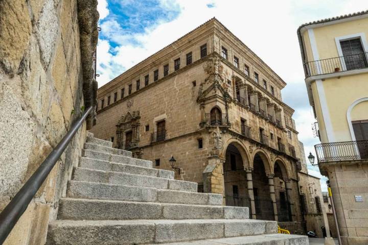 Palacio de los Vargas Carvajal en la Plaza Mayor de Trujillo.