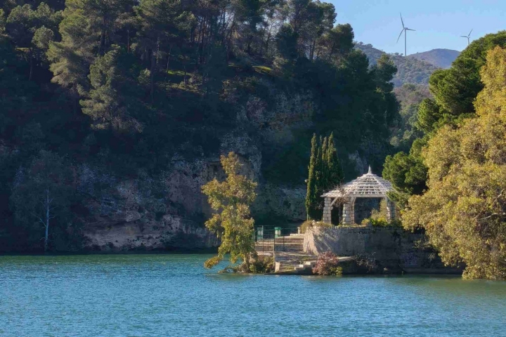 Embalse del Conde del Guadalhorce en El Chorro.
