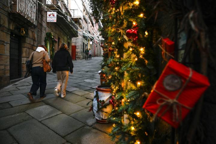 Árbol de Navidad en Allariz