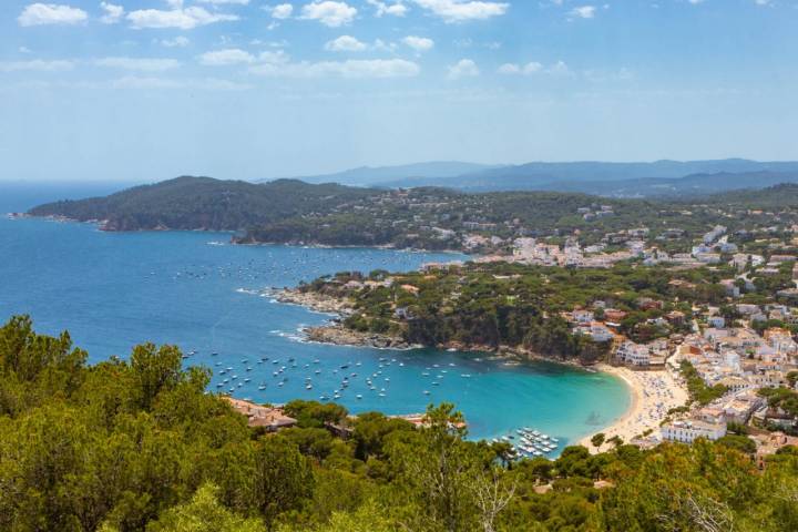 Llafranch desde el mirador.