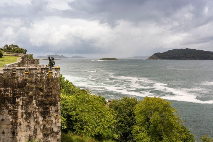 Camino Portugués por la Costa (Tramo1): selfie desde el Parador Nacional