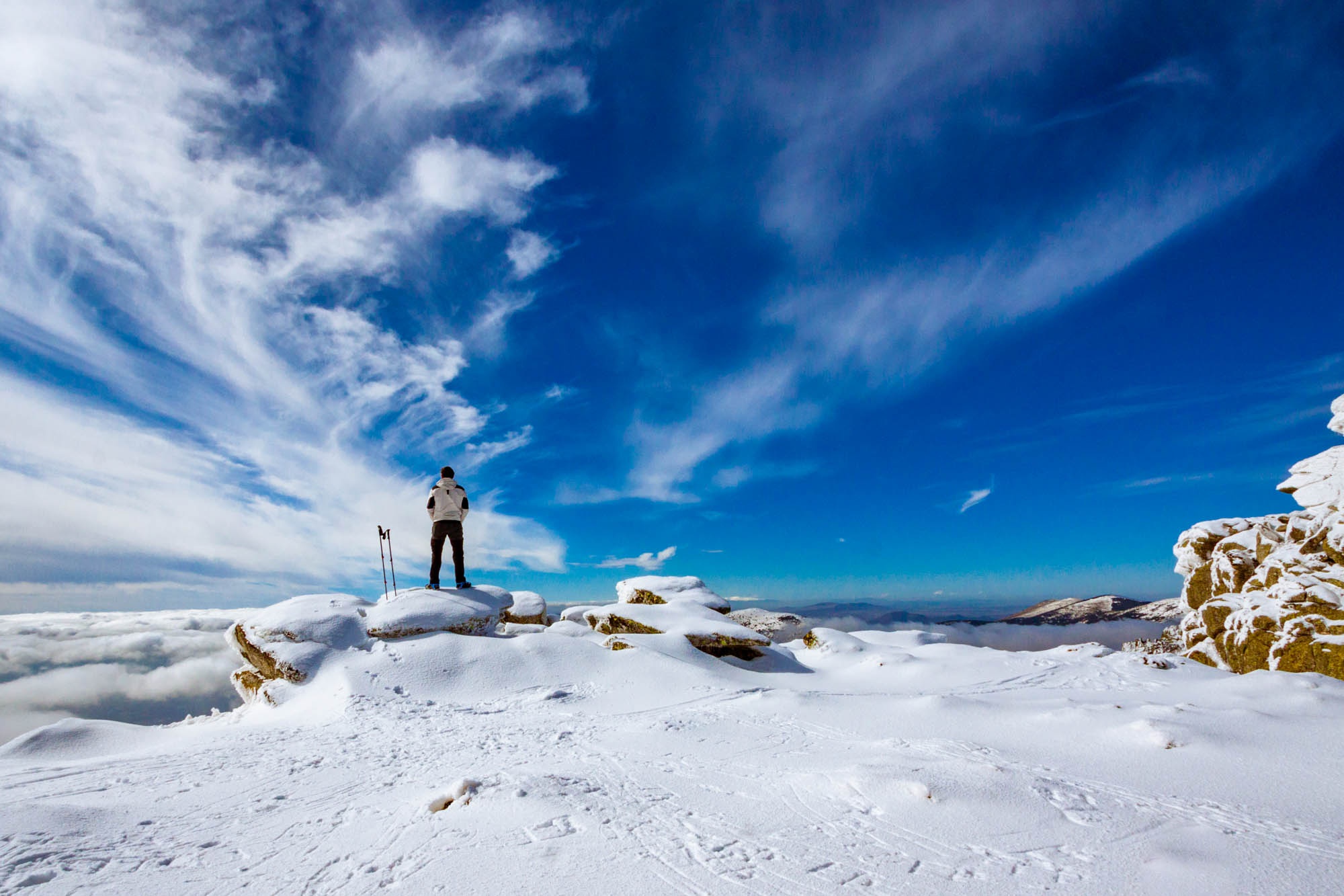 La línea de cumbres de Siete Picos.